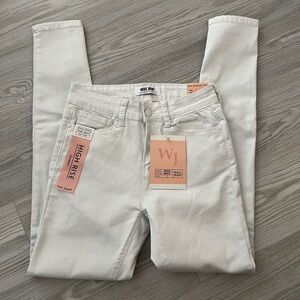 Wax Jeans white skinny jeans